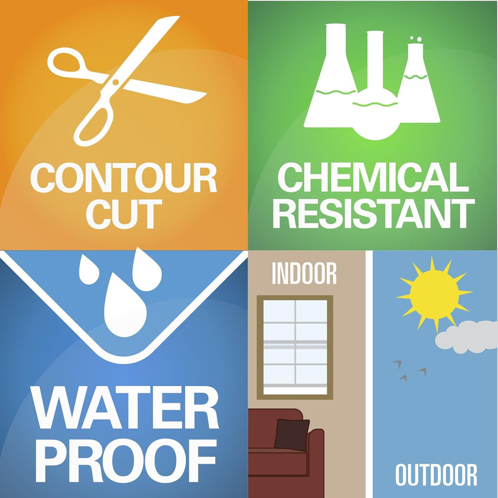 Pet Alert Stickers- FIRE Safety Alert and Rescue (6 Pack) - save Your Pets Encase of Emergency or Danger Pets in Home for Windows, Doors Sign (6PK Static Cling, Fireman Symbol)