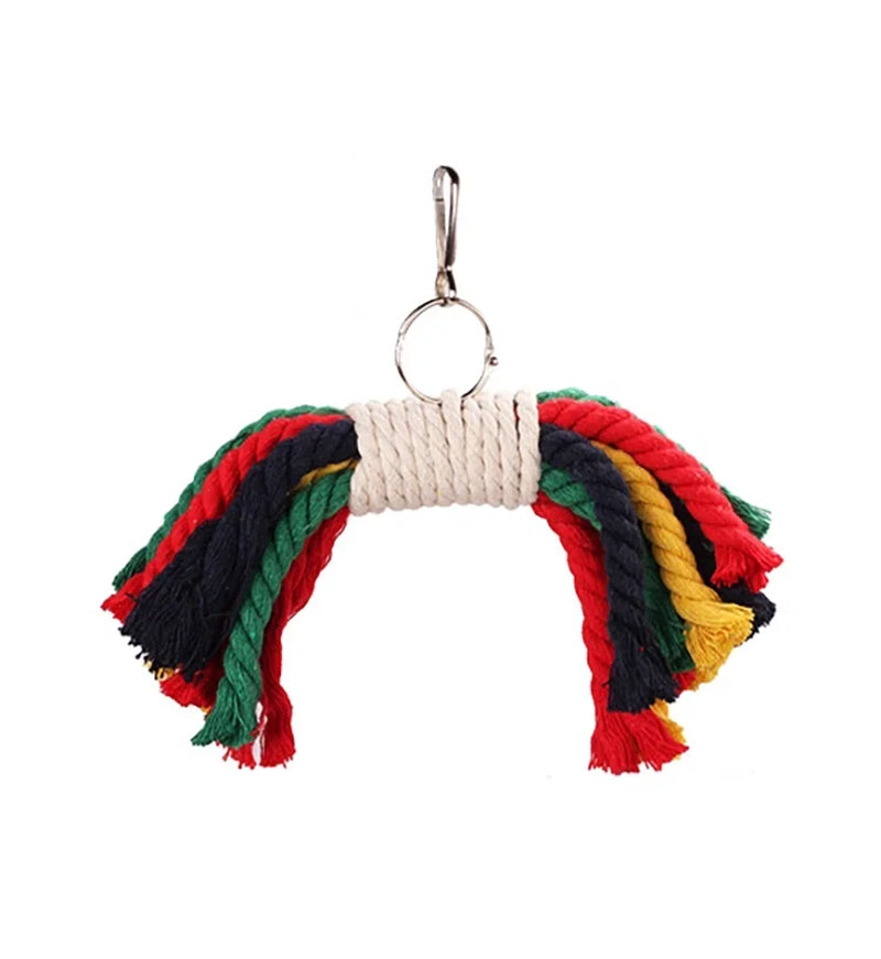 Bird Cage Toys – 7 Colorful Chewing, Swing, and Exercise Toys for Small Parakeets, Budgies, Lovebirds, Conures